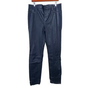 Chicos Black Faux Leather Replica Jeggings Women's Size 14T